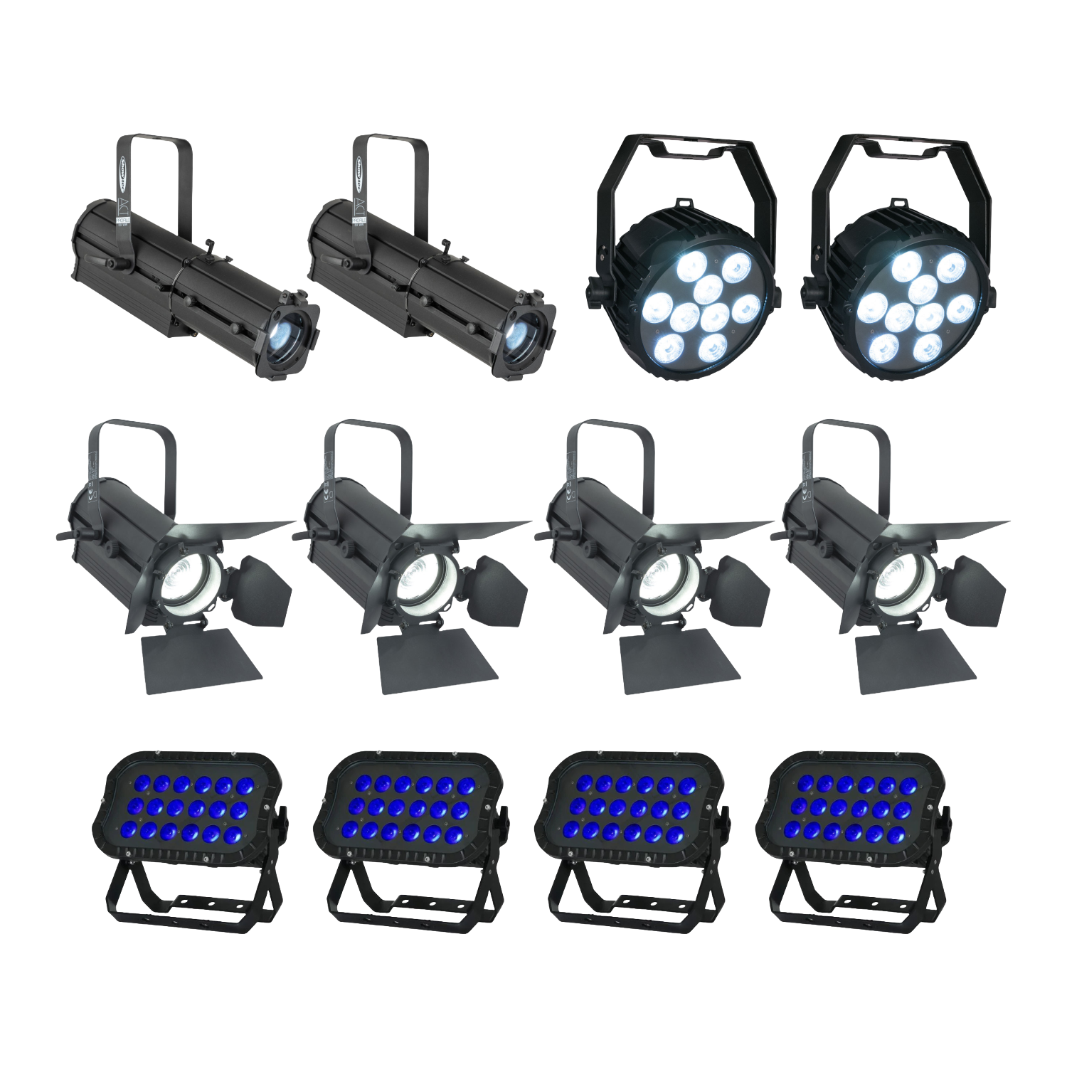 Small Lighting Package with Two Truss Stands