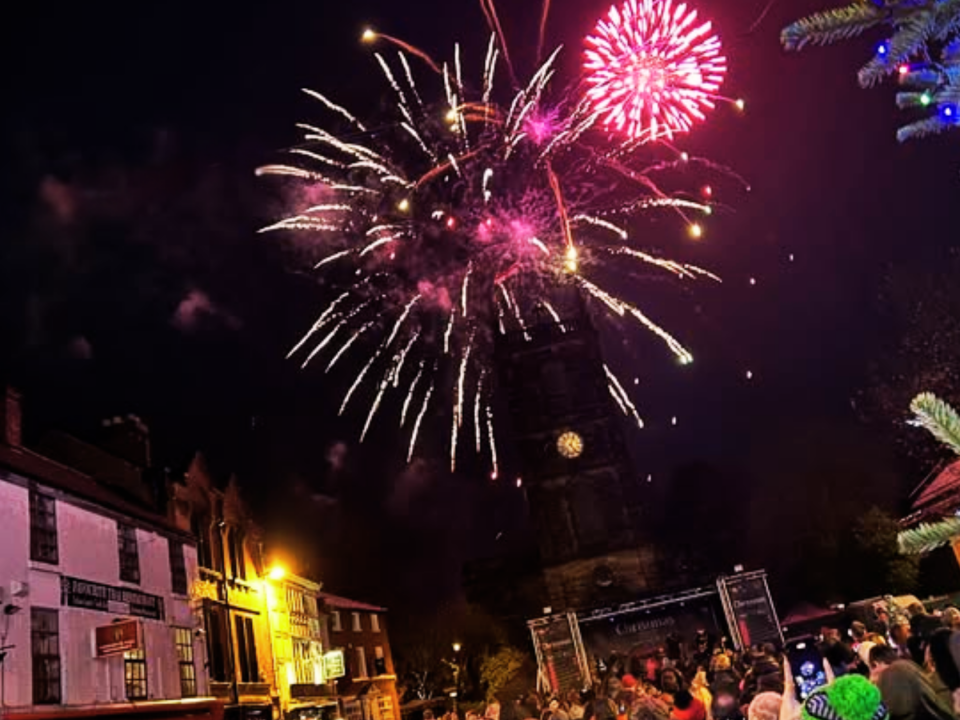 Burton Upon Trent Lights Switch On